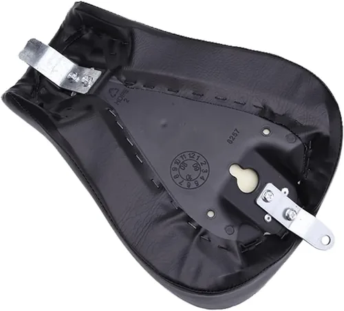 Vista 6 de DREAMIZER Asiento de Motocicleta para Conductor Asiento Delantero Individual Compatible con Sportster 48 72 Iron 883 XL883 Forty Eight XL1200 Negro