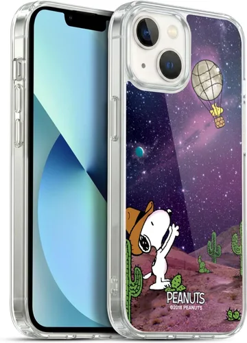 Vista 128 de Head Case Designs Funda de gel con licencia oficial de Peanuts Nebula Cactus Needles Snoopy Space Cowboy [protección de grado militar] compatible