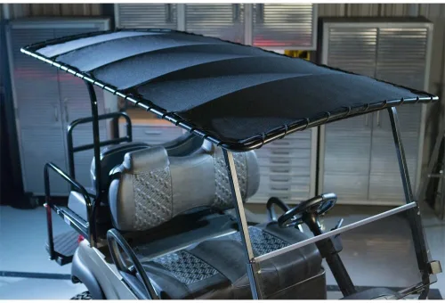 Vista 3 de RedDot Topsail de lona para carrito de golf Compatible con Club Car Precedent/Tempo/Onward Techo de estilo Bimini de 84 pulgadas Fácil