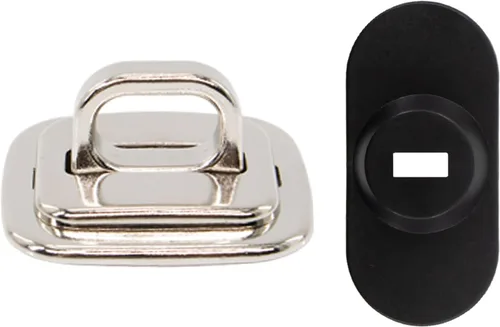 Vista 7 de Paquete de 3 placas de seguridad antirrobo autoadhesivas para cables para bloquear laptops, Mac Book, tabletas, iPad u otra computadora