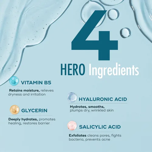 Vista 3 de Envy Suero de ácido hialurónico para la cara, limpieza de poros, estiramiento e hidratación de la piel, probado por dermatólogos, suero facial