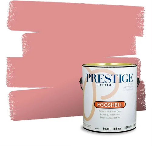 Vista 430 de Prestige Paints Pintura exterior e imprimación en uno, 1 galón, plano, coincidencia comparable de Valspar* Amber Rose*