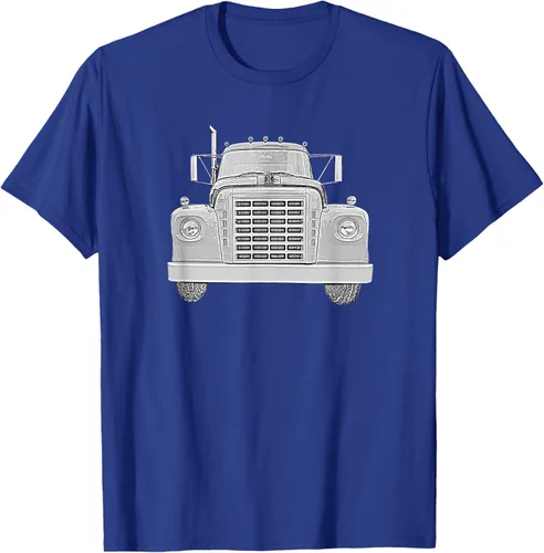 Vista 17 de Camiseta clásica de camión pesado International Harvester IH Loadstar, Negro, S