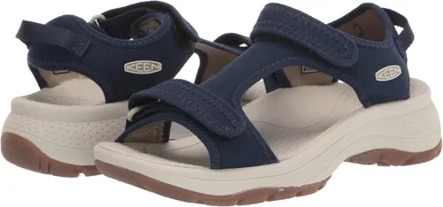 Vista 7 de KEEN Astoria West - Sandalias de cuña transpirables con correa en T para hombre