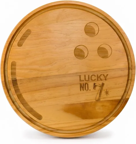 Vista 29 de Creative Gifts International Après - Tabla de madera de esquí Tabla de servir de 10 x 15 pulgadas Plato de madera para cortar y servir Caja