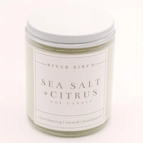 Vista 27 de River Birch Candles - Vela perfumada de almendra y miel Velas en tarro de ámbar de soja de primera calidad, totalmente naturales, no tóxicas, 8.5