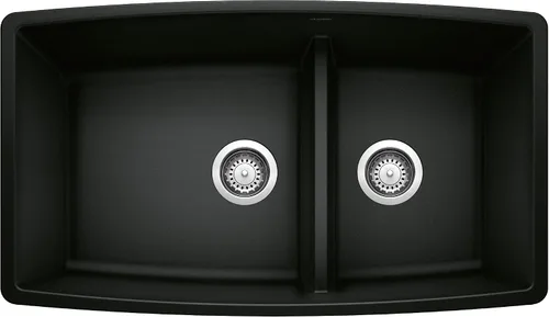 Vista 11 de Fregadero Blanco Performa Silgranit II Cascada., 441315 Trufa
