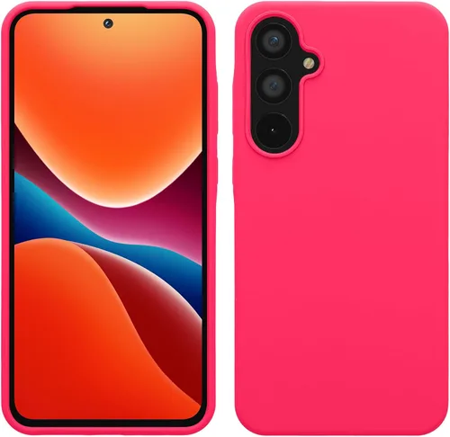 Vista 11 de kwmobile Funda Compatible con Samsung Galaxy A14 5G - Funda de teléfono de TPU y silicona con acabado suave - Verde Lima
