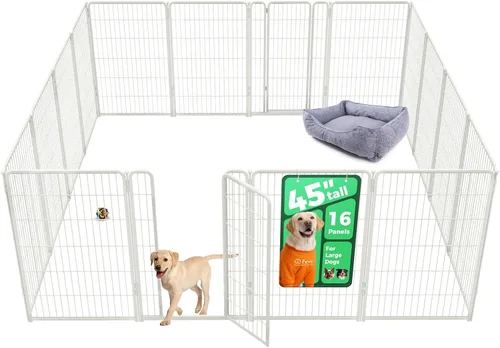 Vista 61 de FXW Homeplus Unleashed Corralito para Perros de Interior - Juego Sin Estrés y Seguro, Resistente de 24 Pulgadas 2 Paneles Corralito para Cachorros