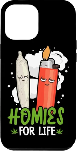 Vista 26 de Homies for Life Marijuana Weed Cannabis 420 - Carcasa para iPhone 17