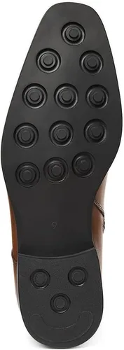 Vista 6 de GIFENNSE Botas Chukka para hombre, botas de vestir para hombre, botas de cuero Oxford, botas Chelsea famales para hombre
