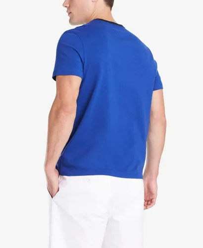 Vista 2 de Tommy Hilfiger - Camiseta de manga corta con estampado de rayas distintivas para hombre
