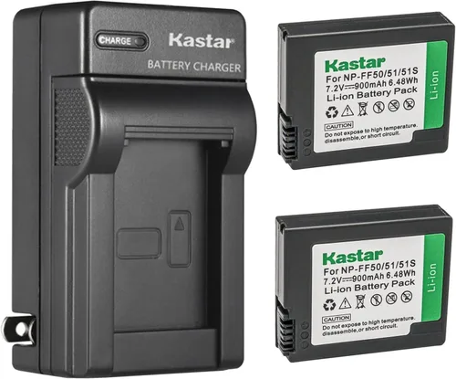 Vista 5 de Kastar Reemplazo del cargador de batería de pared de CA para cámara Sony DCR-IP7, DCR-IP7BT, DCR-IP7E, DCR-PC106, DCR-PC106E, DCR-PC107, DCR-PC107E