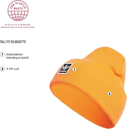 Vista 2 de adidas Unisex-Adult Tall Utility Cuff Beanie