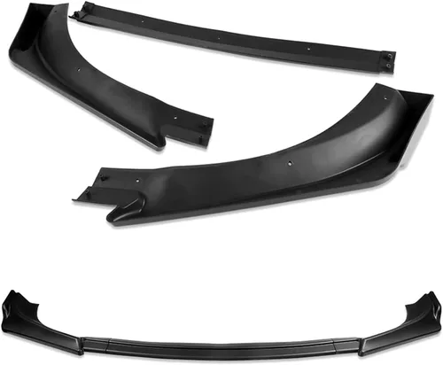Vista 4 de Borde de parachoques delantero compatible con Hyundai Genesis Coupe 2013 - 2016, alerón de labio de parachoques delantero, kit de cuerpo