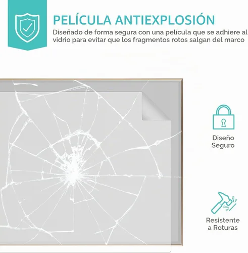 Vista 6 de Best Choice Products Espejo grande de longitud completa de 65 x 22 pulgadas, espejo rectangular colgante e inclinado para dormitorio, sala de estar