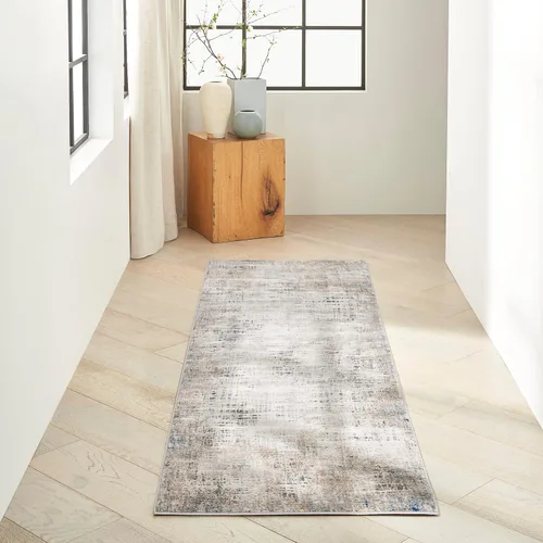 Vista 9 de Calvin Klein CK022 Infinity Abstract Blue Multicolor 9 x 12 pies, fácil de limpiar, no se desprende, para dormitorio, sala de estar, comedor, cocina