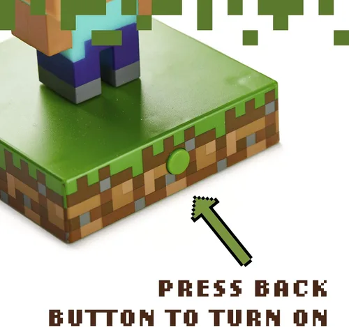 Vista 9 de Paladone Figura coleccionable de Minecraft Steve Icon Light Decoración de dormitorio de Minecraft con licencia