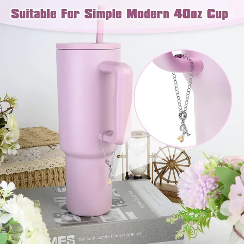 Vista 5 de Accesorios para vasos compatibles con vaso Stanley de 40 onzas, accesorios de botella para vaso Stanley con asa, para vaso Simple Modern de 40 onzas