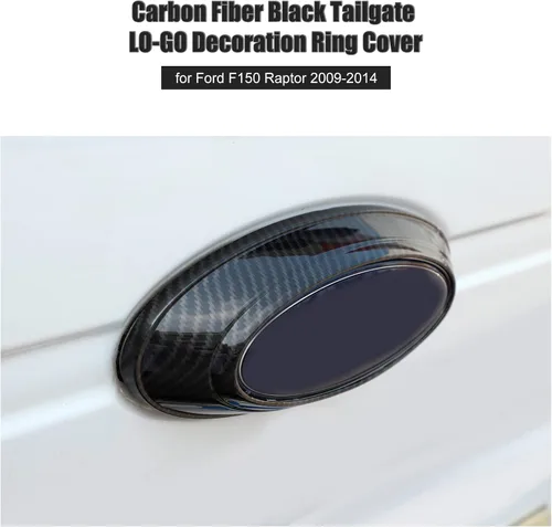 Vista 7 de Voodonala Cubierta negra de fibra de carbono para Ford F150 Raptor 2009 2010 2011 2012 2013 2014