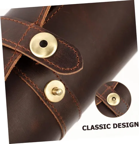 Vista 9 de 1 caja de reloj de cuero soporte de pulsera almohadas reloj reloj inteligente para hombre hombres relojes caso retro mujeres reloj bandas viaje