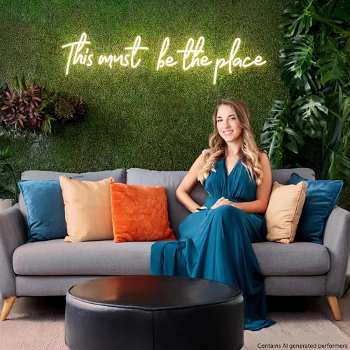 Vista 10 de Letreros de neón personalizados con atenuador remoto, letrero de nombre de neón personalizado para decoración de pared, letrero de neón LED