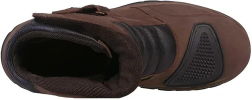 Vista 7 de WORKLAND 77418 Motorcycle Boots for Men - Work Boots For Men - Combat Tactical Mens Boots - Biker Boots for Touring, Sports - Full Leather