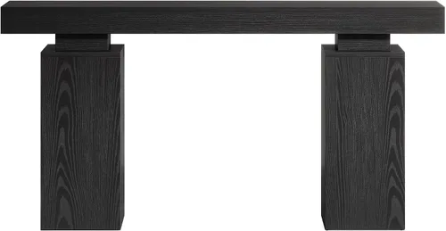 Vista 8 de Tribesigns Mesa Consola Larga de 63 Pulgadas, Mesa de Entrada Estilo Granja Detrás del Sofá, Soporte de Vestíbulo de Madera Estación de Entrada
