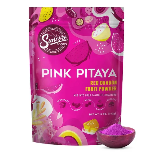 Vista 10 de Suncore Foods Lila Taro Yam Powder 5oz (batata morada) Sin gluten