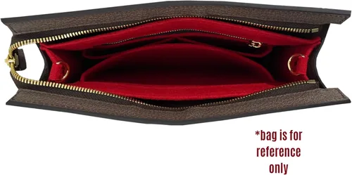 Vista 8 de Divitize Kit de conversión Luxe compatible con inserto de bolsa Ophidia con cadena dorada, 47.2 in de largo, ajuste perfecto hecho a mano, fácil