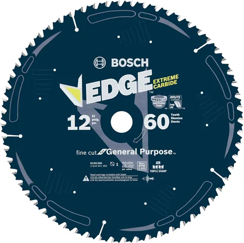Vista 20 de BOSCH DCB760 - Hoja de sierra circular de 7-1/4 pulgadas con borde de 60 dientes para acabado extrafino