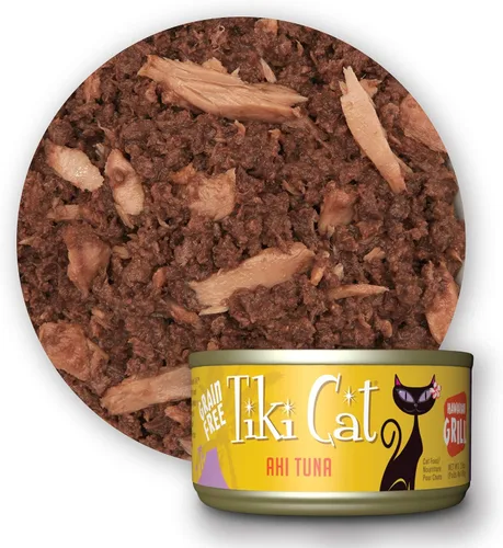 Vista 10 de Tiki Cat Grill - Alimento húmedo para gatos, paquete variado, latas de 2.8 onzas (12 unidades)
