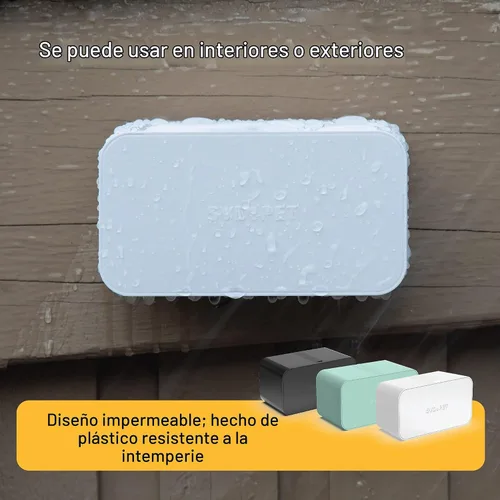 Vista 3 de SVD.PET Dispensador de bolsas para excrementos de perro, dispensador de bolsas de basura para montaje en pared, capacidad para 8 rollos de bolsas