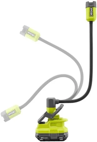 Vista 2 de RYOBI Luz de abrazadera LED flexible inalámbrica ONE+ de 18V PCL665 La batería y el cargador se venden por separado