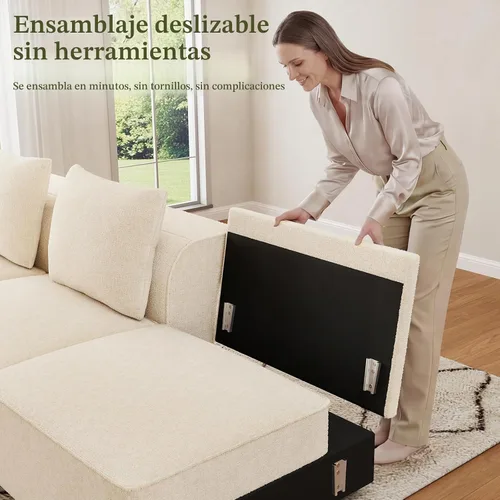 Vista 7 de Welzona Sofá biplaza de 75 pulgadas, sofá biplaza de chenilla, sofá pequeño para espacio pequeño Minimalist Comfy Love Seat, Small Couches for