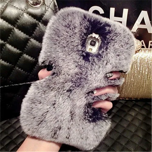 Vista 19 de Funda para Google Pixel 3 XL, [Estuche de conejo de felpa] Conejo de piel peluda con diamantes de imitación de cristal de diseño cálido suave