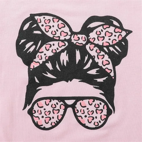 Vista 3 de PATPAT Conjuntos de 2 piezas para niña, conjuntos de pantalones de manga larga, camiseta y pantalones de mezclilla con cuello redondo, talla 5-12