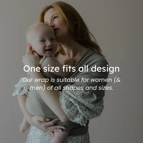 Vista 7 de snuggle me Fular para bebé Portabebés manos libres, portabebés fácil de atar, portabebés con algodón orgánico, envoltura para bebés de 0 a 18
