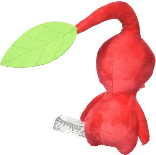 Vista 2 de Little Buddy 1647 Pikmin Leaf Peluche de 7 pulgadas, 6 pulgadas, rojo