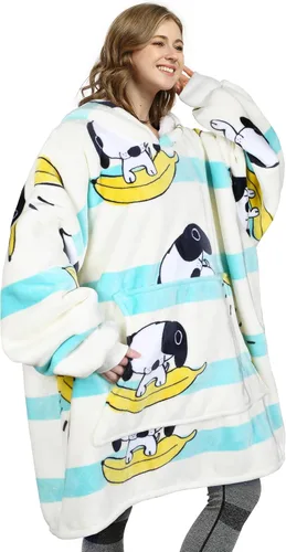 Vista 22 de Catalonia Sudadera con Capucha Manta Extragrande, Cómoda Sudadera Sherpa Usable, Regalo para Ella