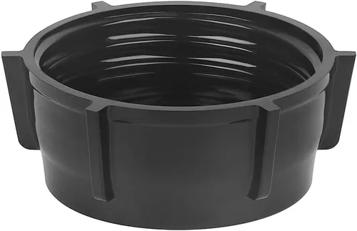 Vista 4 de Hoja de trituración de hielo de 6 puntos para piezas de repuesto Oster y Osterizer Blender con tapa base de tarro y 2 piezas de junta de sello