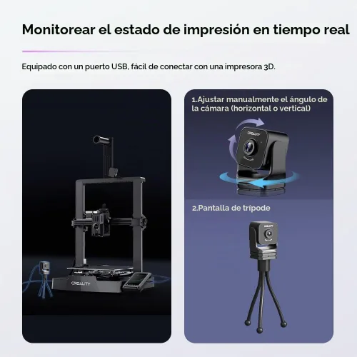 Vista 7 de Creality Cámara Oficial Nebula, Monitoreo Remoto, Conexión WiFi, Generación Automática de Video Time-Lapse, Compatible con Sonic Pad/Nebula