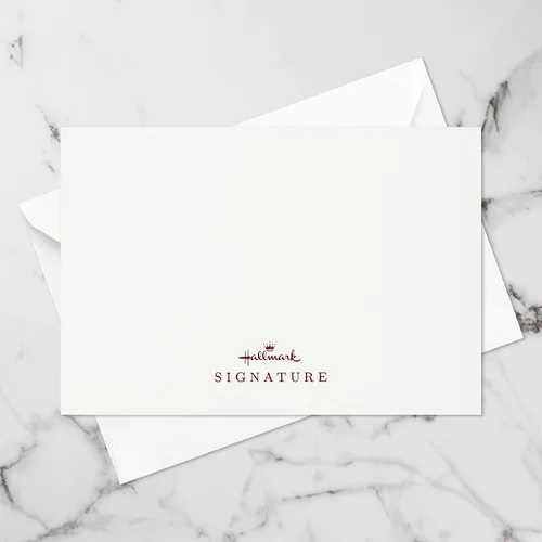 Vista 8 de Hallmark Tarjeta de Navidad desplegable Signature Paper Wonder (pan de jengibre)