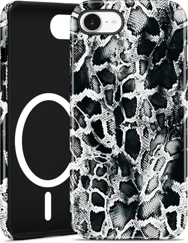 Vista 39 de Jusy Funda magnética Zebra para iPhone XR, color negro