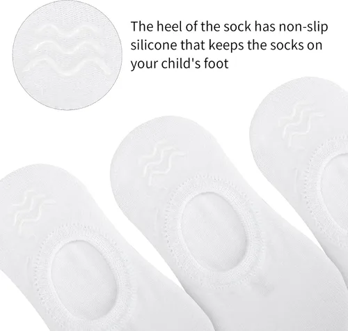 Vista 6 de Kereda 10 pares de calcetines de algodón antideslizantes para niños y niñas