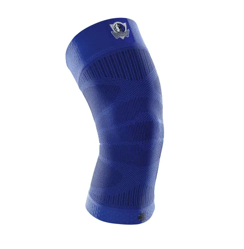 Vista 22 de Bauerfeind - Rodillera de compresión deportiva para rodillas NBA - Diseño ligero con zonas de agarre para alivio del dolor en la rodilla de Negro
