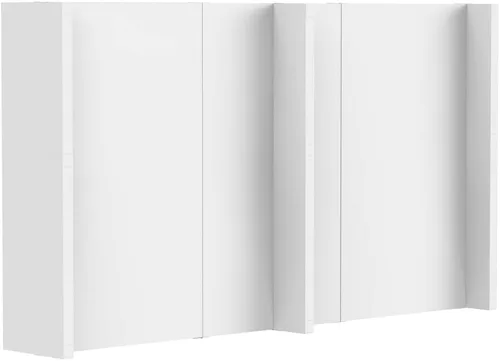 Vista 10 de EverPanel - Kit de pared modular de 7 x 7 pies, color azul oscuro SoundSorb con ribete negro, divisor de habitación, paneles de pared entrelazados