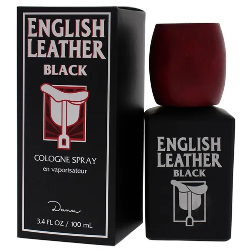 Vista 4 de English Leather Black de Dana para hombre 3.4 oz Colonia Spray Colonia clásica para hombre, fragancia de diseñador, uso diario, aroma masculino
