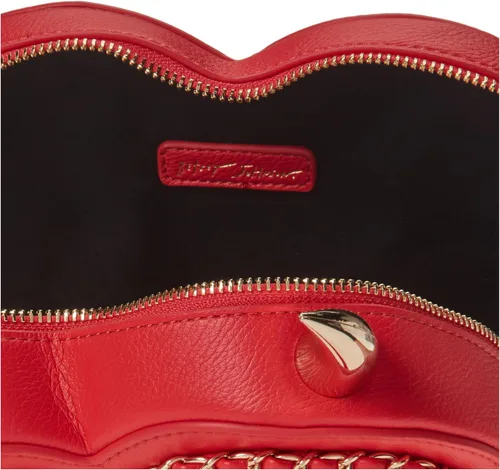 Vista 5 de Betsey Johnson Diablo en los detalles Crossbody, rojo, Rojo