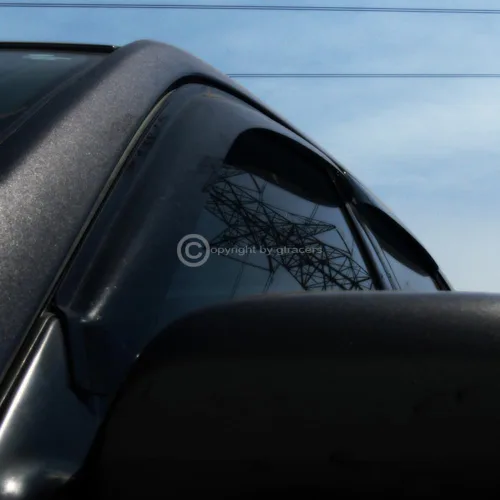 Vista 4 de R&L Racing 4 deflectores laterales de ventana de humo para sol/lluvia/viento compatibles con Chevy Malibu 2008-2012